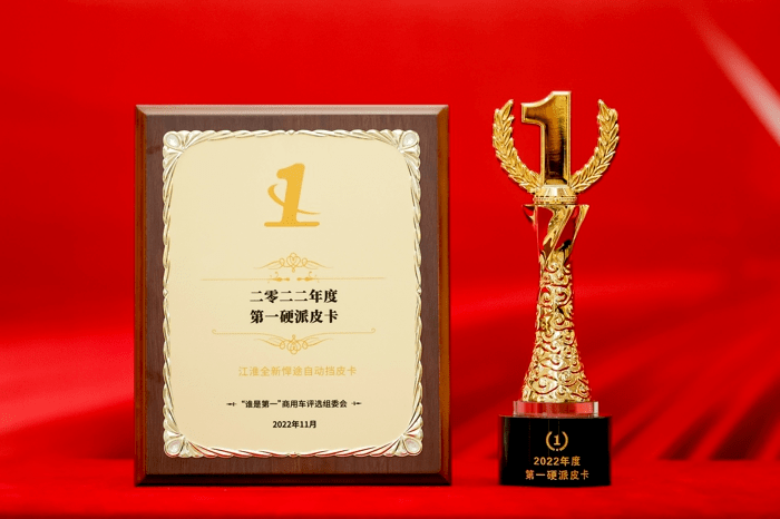 2022年第一硬派皮卡 江淮皮卡全新悍途榮獲此獎 2022年第一硬派皮卡 江淮皮卡全新悍途榮獲此獎