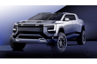 福田全尺寸皮卡P4曝光 車寬或達 2.1 米